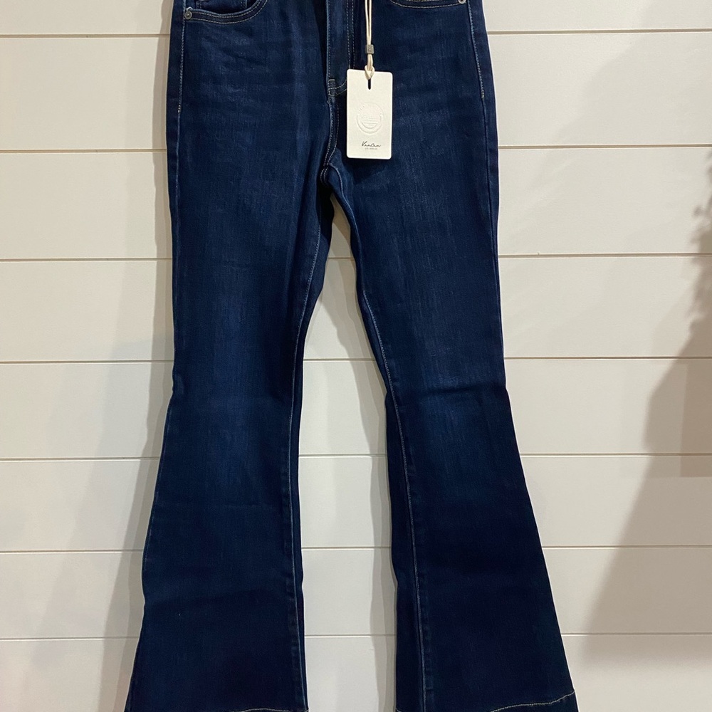 KanCan Midnight Blue Wide Leg Jeans